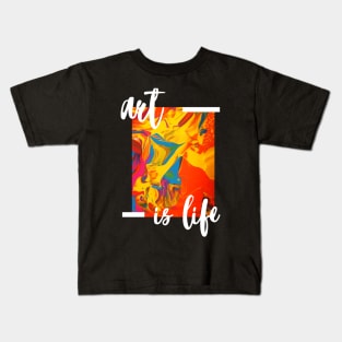 art is life Kids T-Shirt